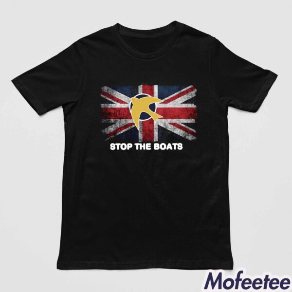 Ash Smith Stop The Boats Uk Flag Shirt