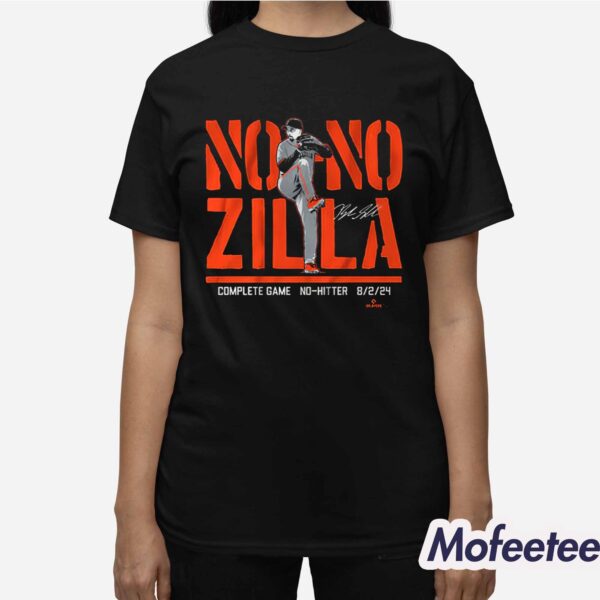 Blake Snell No-No Zilla Complete Game No Hitter 8/2/2024 Shirt