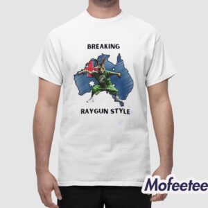 Breaking Raygun Style Kangaroo Shirt 1