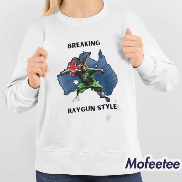 Breaking Raygun Style Kangaroo Shirt