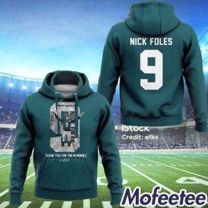 Eagles Thank You Nick Foles Legend Hoodie 1