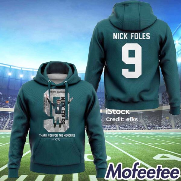 Eagles Thank You Nick Foles Legend Hoodie