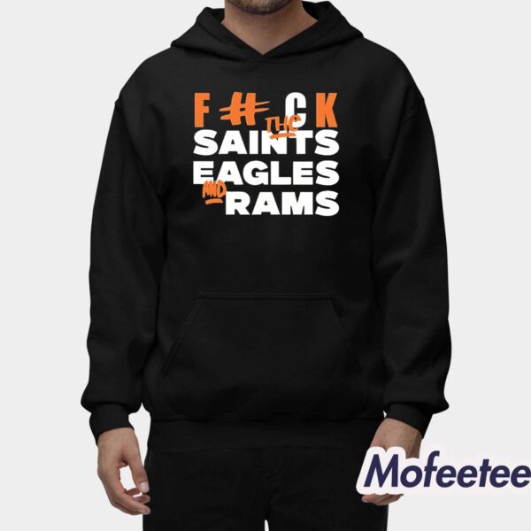 F the Saints Eagles and Rams Shirt