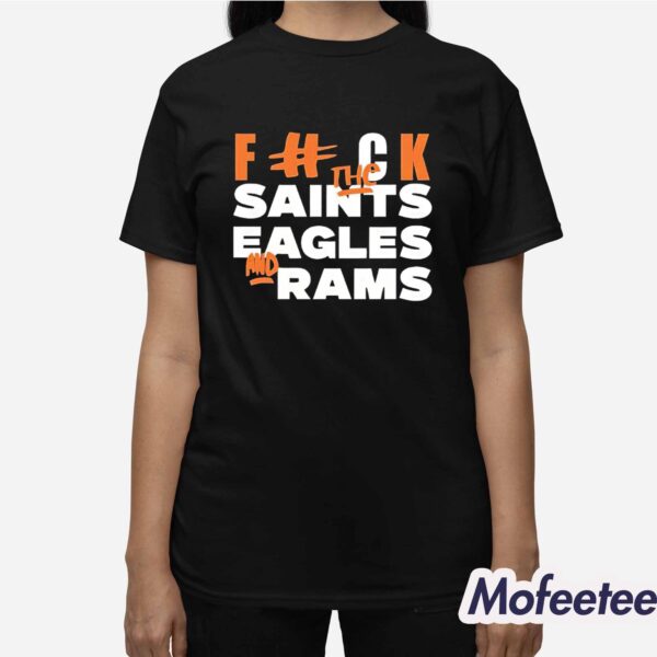 F the Saints Eagles and Rams Shirt