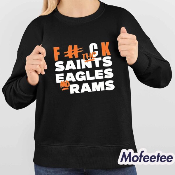 F the Saints Eagles and Rams Shirt