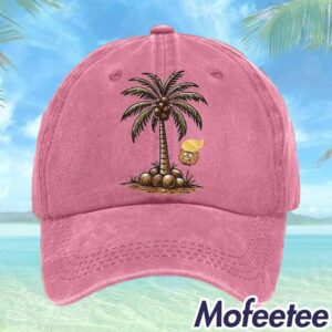 Fallen Coconut Print Hat 1