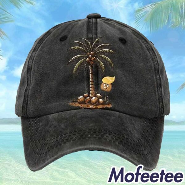 Fallen Coconut Print Hat