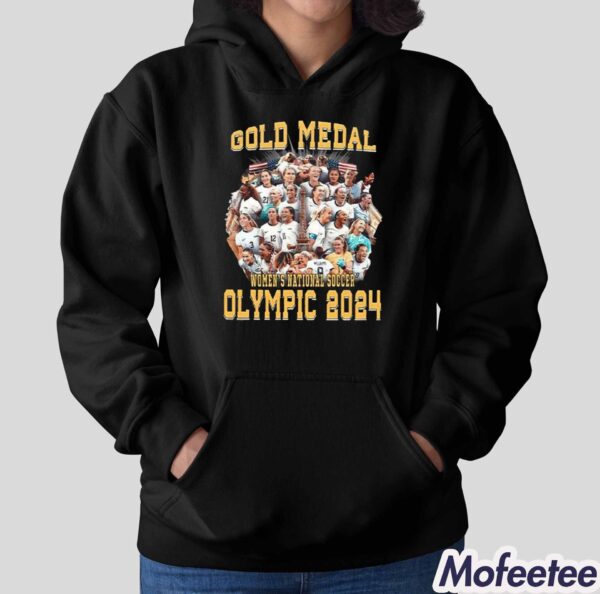 Gold Medal Women’s National Soccer Olympic 2024 Shirt