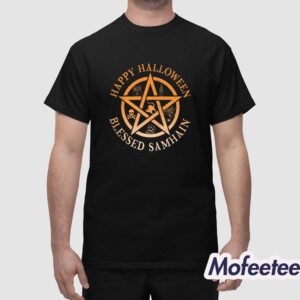 Happy Halloween Blessed Samhain Shirt 1