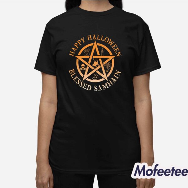 Happy Halloween Blessed Samhain Shirt