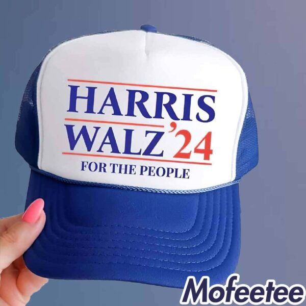 Harris Walz 2024 For The People Trucker Hat