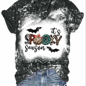 Its Spooky Season Print Shirt 1