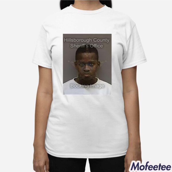 Jamanson Fremond Hillsborough County Sheriff’s Office Booking Image Shirt