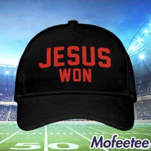 Jesus Won Red Hat Cap 2024 1