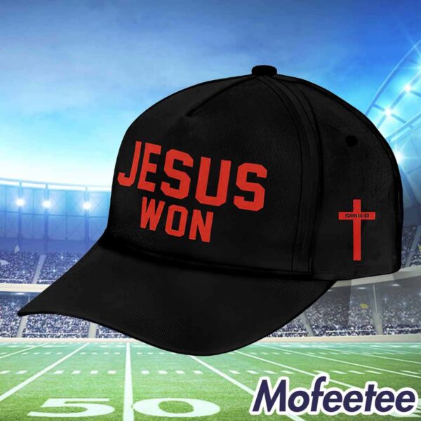 Jesus Won Red Hat Cap 2024