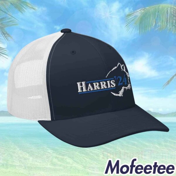 Kamala Cat Silhouette Harris 24 Trucker Hat