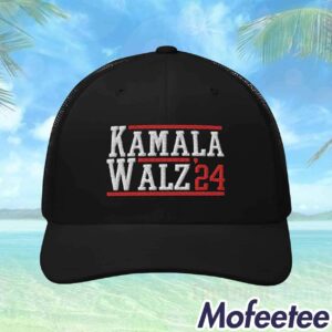 Kamala Harris Tim Walz 2024 Retro Trucker Hat 1