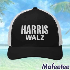 Kamala Harris Tim Walz Trucker Hat 1