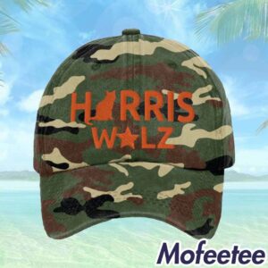 Kamala Harris Walz Camouflage Hat 1