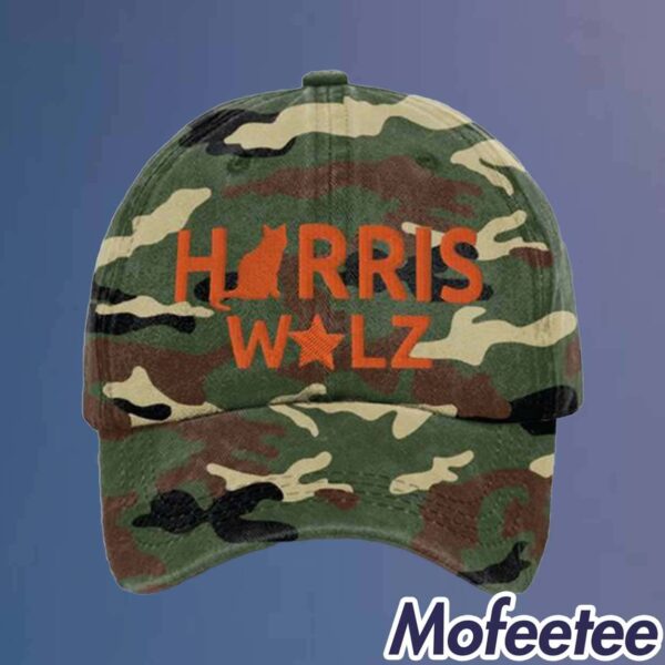 Kamala Harris Walz Camouflage Hat