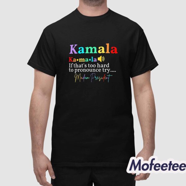 Kamala Harris shirt