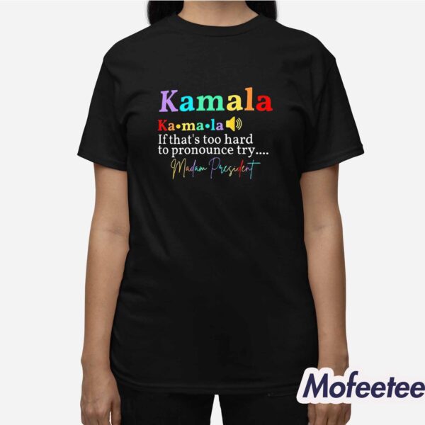 Kamala Harris shirt