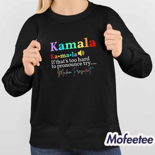 Kamala Harris shirt