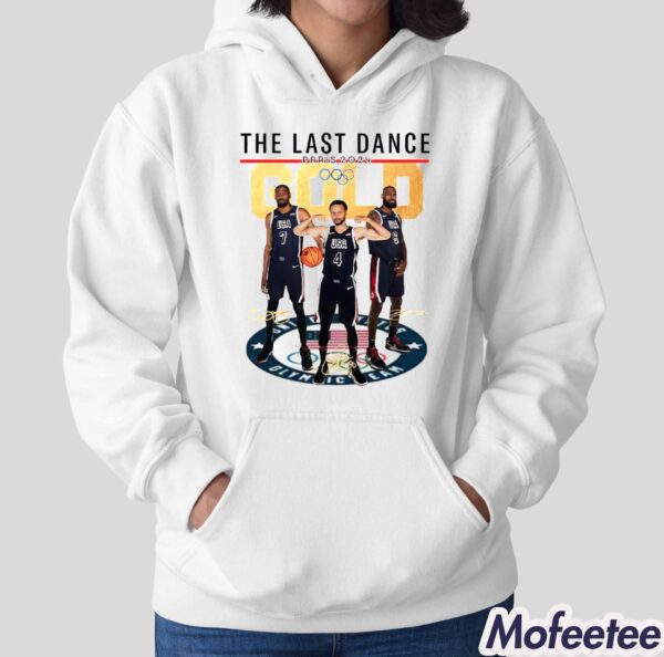 Lebron James Stephen Curry Kevin Durant The Last Dance Paris 2024 Shirt