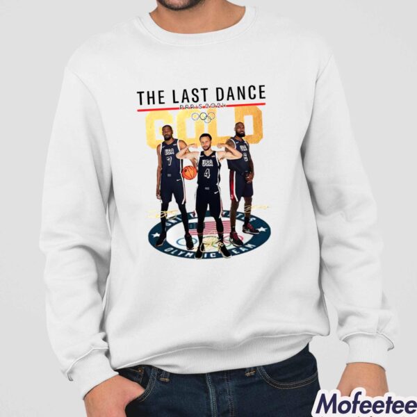 Lebron James Stephen Curry Kevin Durant The Last Dance Paris 2024 Shirt