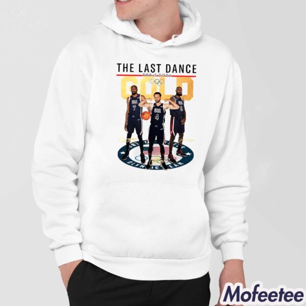 Lebron James Stephen Curry Kevin Durant The Last Dance Paris 2024 Shirt