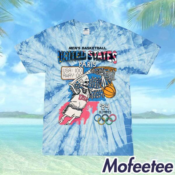 Men’s Basketball United States Paris USA 24 Olympics Shirt