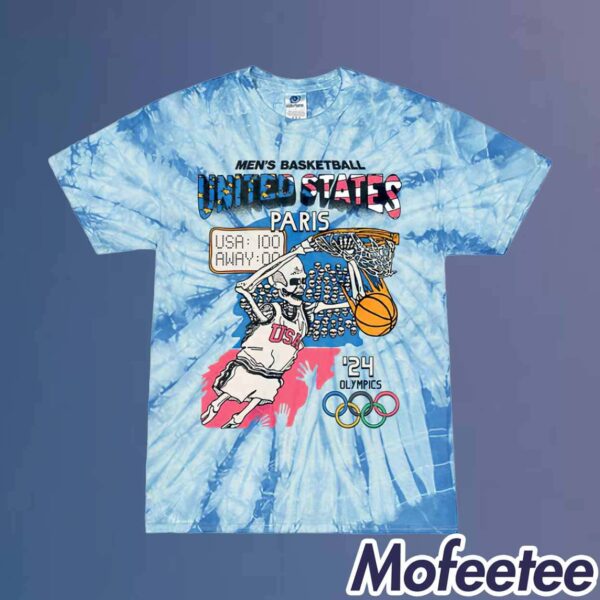 Men’s Basketball United States Paris USA 24 Olympics Shirt