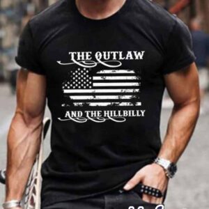 Mens The Outlaw and The Hillbilly Printed Shirt 1