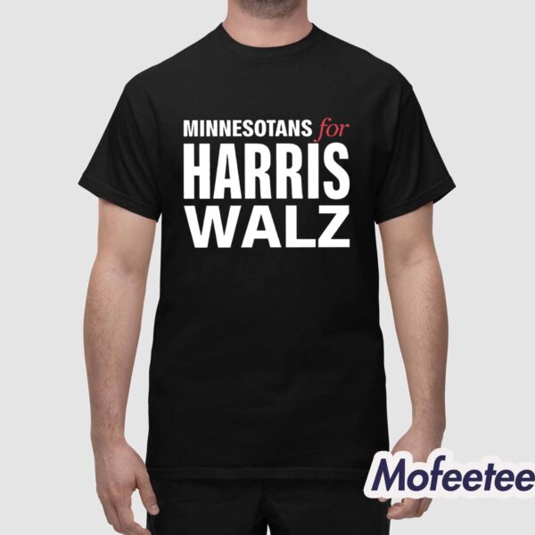 Minnesotans For Harris Walz Shirt