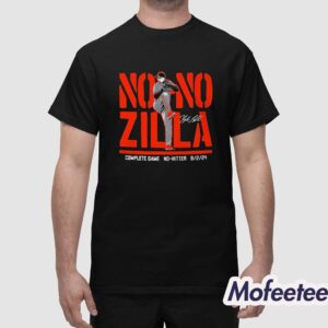 No No Zilla Complete Game No Hitter 8 2 2024 Shirt 1