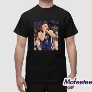 Nuit Nuit Stephen Curry USA Basketball Paris 2024 Shirt 1