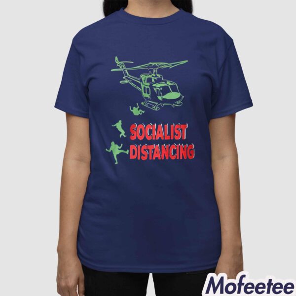 Pilot Socialist Distancing Helicopter Shirt