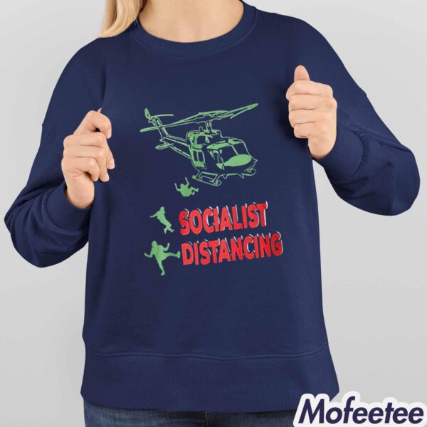 Pilot Socialist Distancing Helicopter Shirt