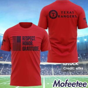 Rangers Respect Honor Gratitude Shirt 1