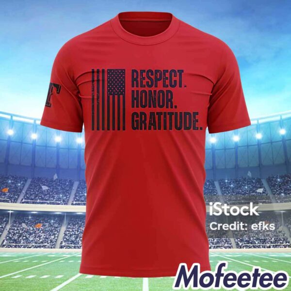 Rangers Respect Honor Gratitude Shirt