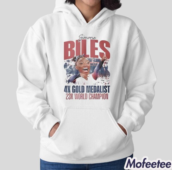 Simone Biles 4x Gold Medalist 23x World Champion Shirt