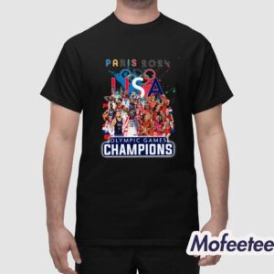 USA Basketball Olympic Paris 2024 Champions Shirt 1