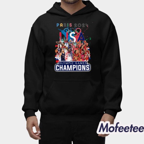 USA Basketball Olympic Paris 2024 Champions Shirt