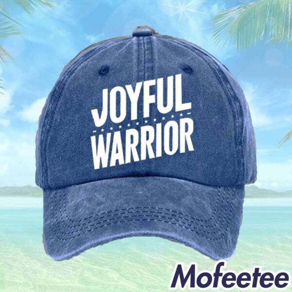 Unisex Distressed Washed Cotton Joyful Warrior Hat