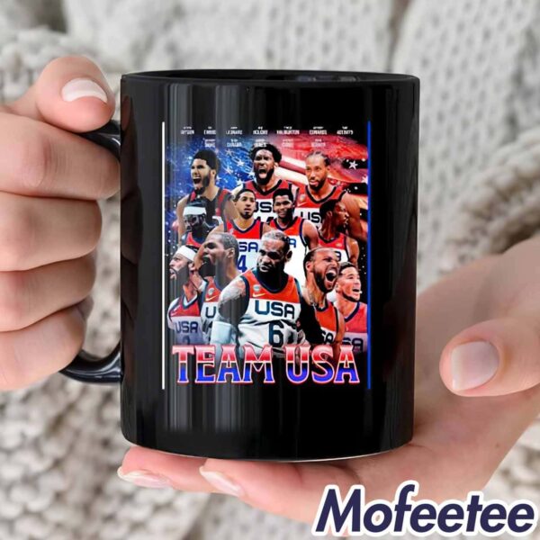 Usa Olympic Basketball 2024 Championship Mug