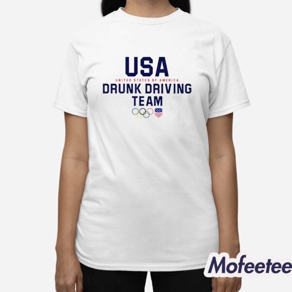 Usa Olympic Drunk Driving Team Shirt