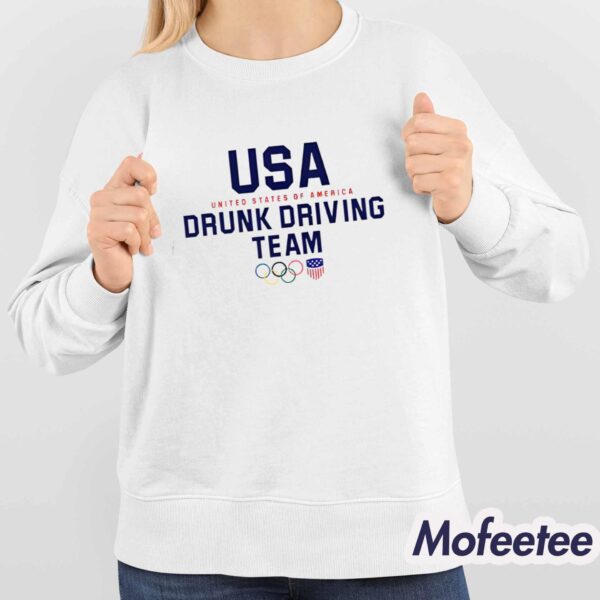 Usa Olympic Drunk Driving Team Shirt