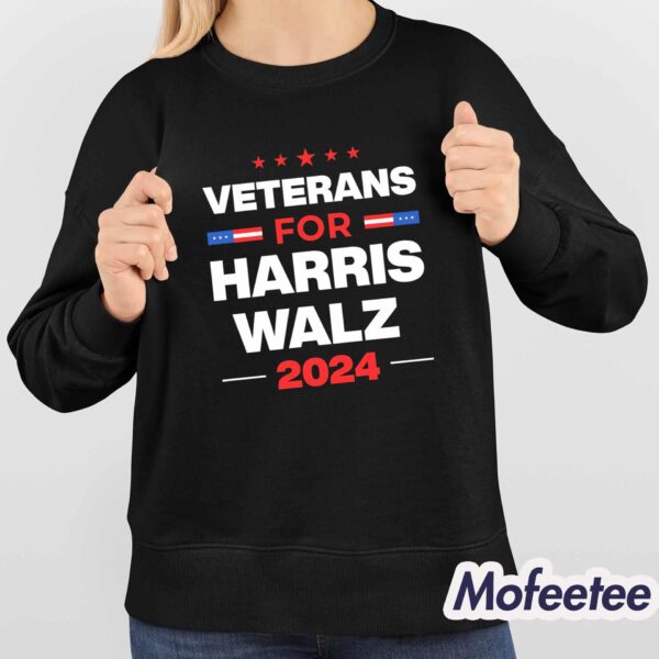 Veterans For Harris Walz 2024 Shirt