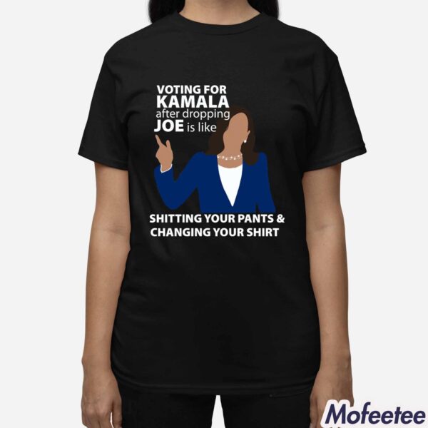 Voting For Kamala After Dropping Joe Is Like Shitting Your Pants And Changing Your Shirt