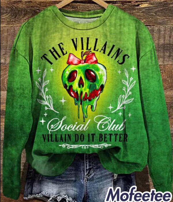 Women’s Halloween Poison Apple Villains Club Sweatshirt